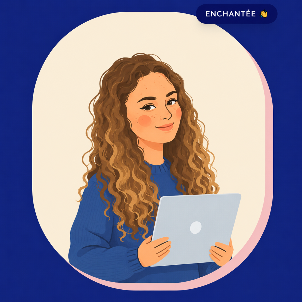 Portrait illustré de Marie Auguy